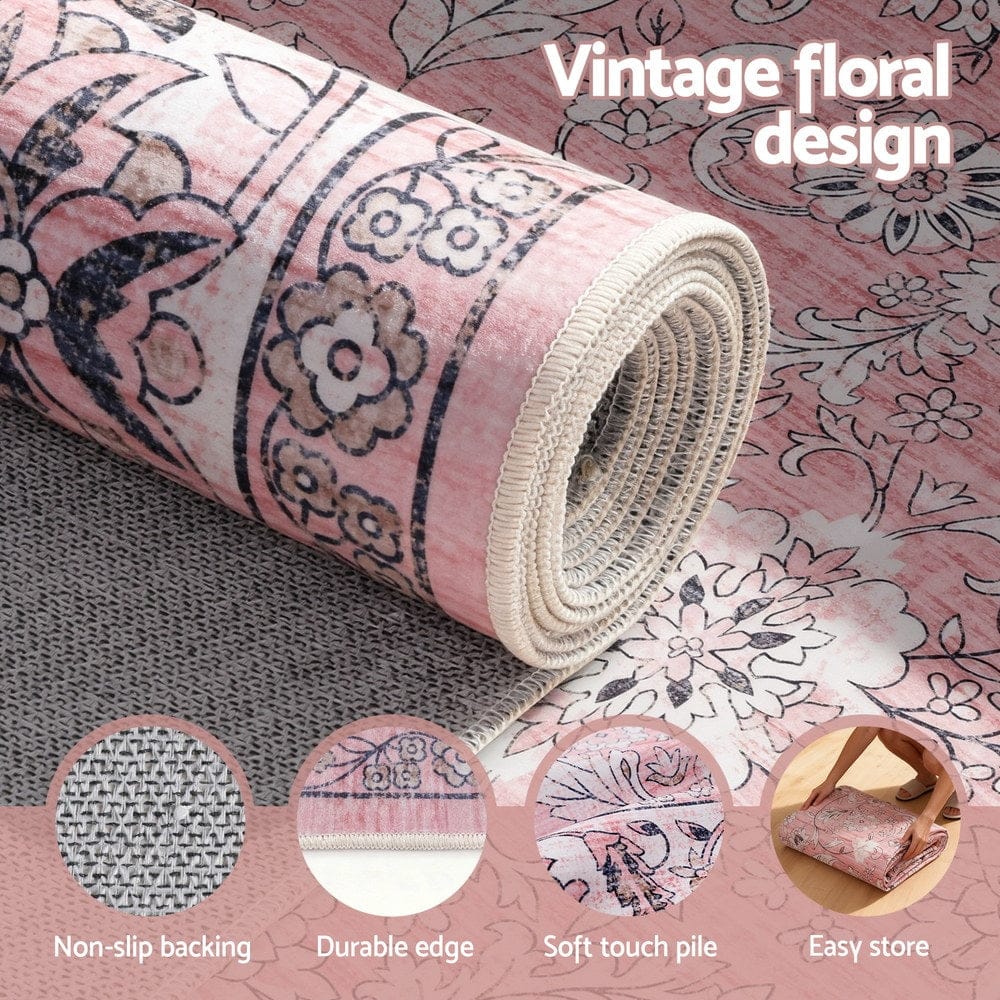 Artiss Home & Garden > Rugs > Floor Rugs Artiss Floor Rug 160X230cm Large Washable Area Rug Vintage Living Room Carpet