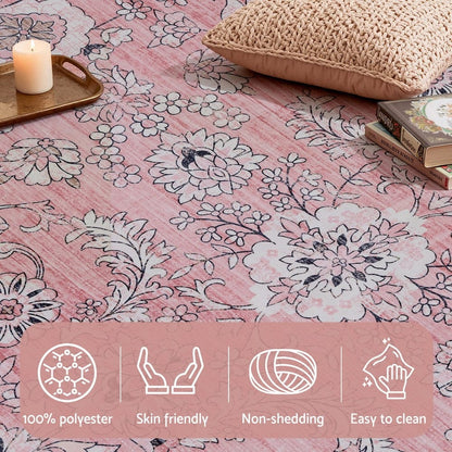 Artiss Home & Garden > Rugs > Floor Rugs Artiss Floor Rug 160X230cm Large Washable Area Rug Vintage Living Room Carpet