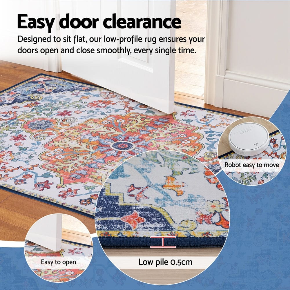 Artiss Home & Garden > Rugs > Floor Rugs Artiss Floor Rug 50X80 Doormat Carpet Short Pile Non-Slip Entryway Mat Bohemian