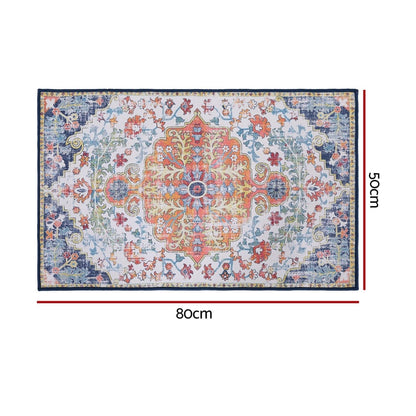 Artiss Home & Garden > Rugs > Floor Rugs Artiss Floor Rug 50X80 Doormat Carpet Short Pile Non-Slip Entryway Mat Bohemian