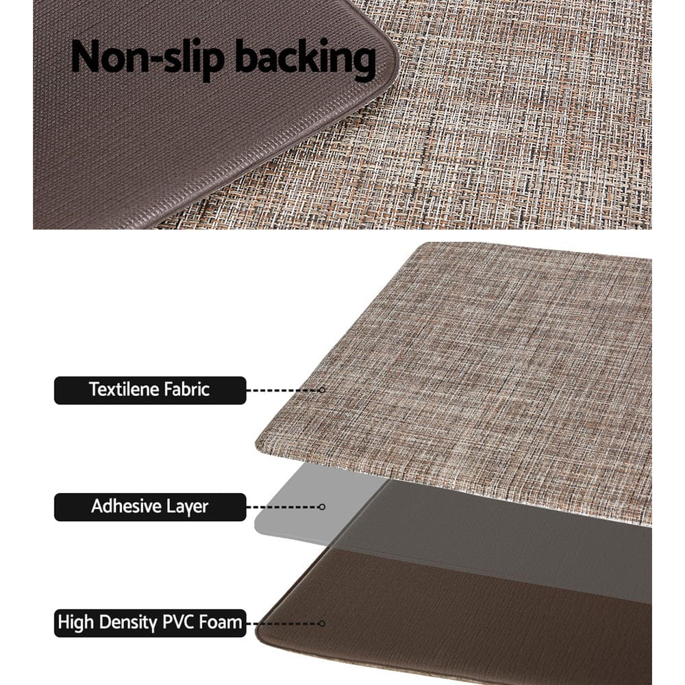 Artiss Home & Garden > Rugs > Floor Rugs Artiss Kitchen Mat 45x150cm Textilene Floor Rug Carpet Non-slip