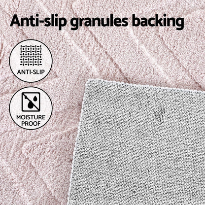 Artiss Home & Garden > Rugs > Floor Rugs Artiss Rug 120x160cm Area Rug Washable Mat Large Carpet Microfiber Ripple