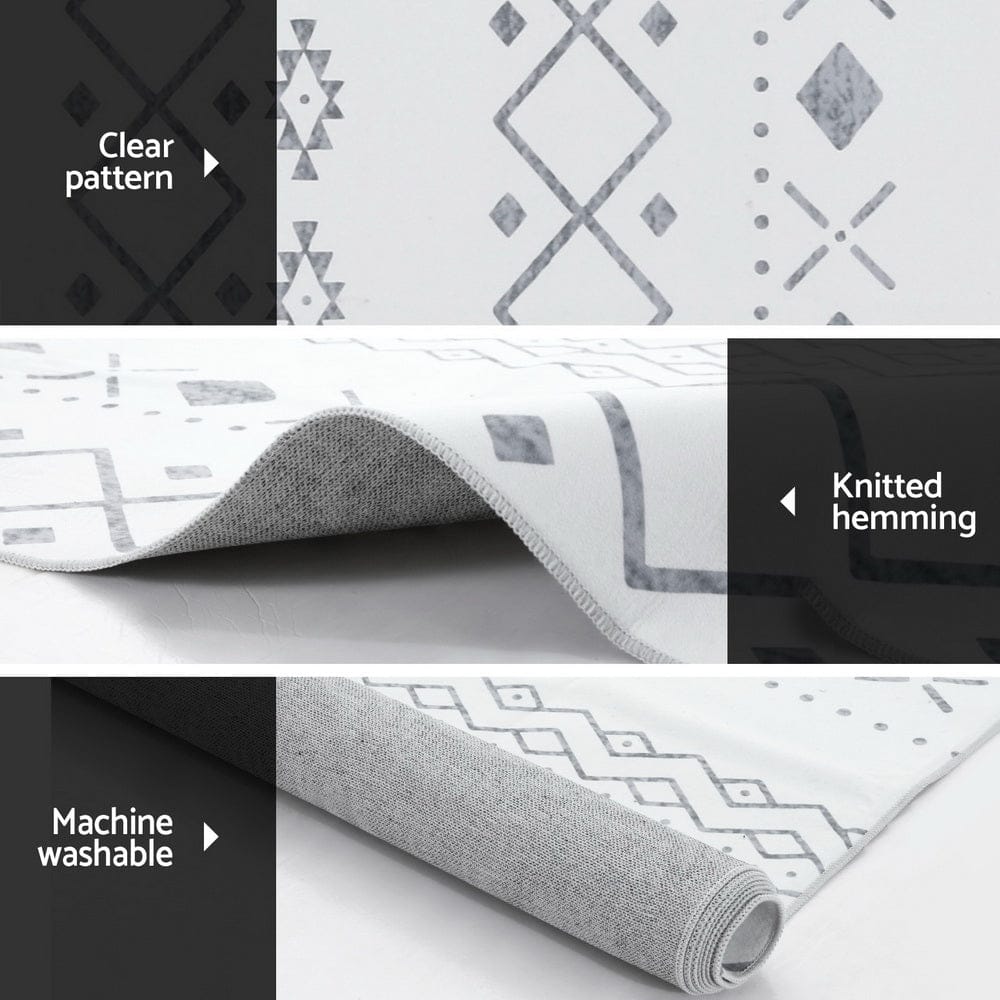 Artiss Home & Garden > Rugs > Floor Rugs Artiss Rug 120x160cm Area Rug Washable Mat Large Carpet Soft Short Pile Una