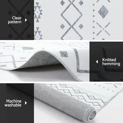 Artiss Home & Garden > Rugs > Floor Rugs Artiss Rug 120x160cm Area Rug Washable Mat Large Carpet Soft Short Pile Una