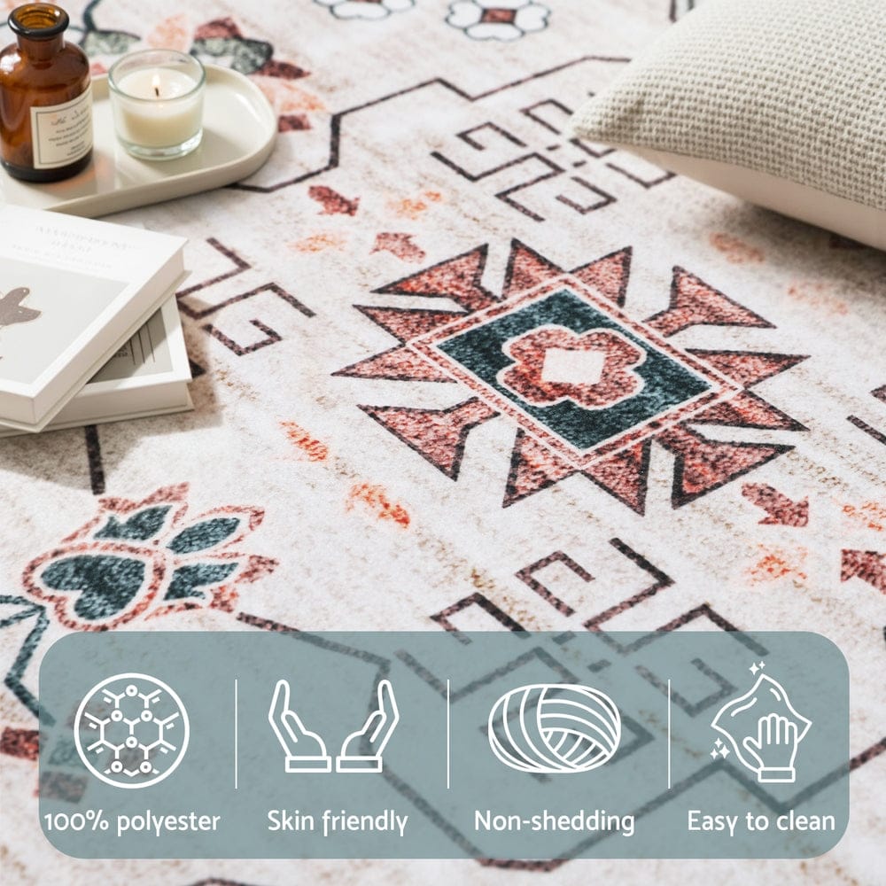 Artiss Home & Garden > Rugs > Floor Rugs Artiss Washable Floor Rug 160X230cm Large Area Rug Modern Living Room Carpet