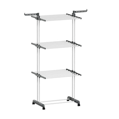 Artiss Home & Garden > Storage > Clothing & Wardrobe Storage Artiss Clothes Airer Drying Rack 173cm Coat Hanger Foldable
