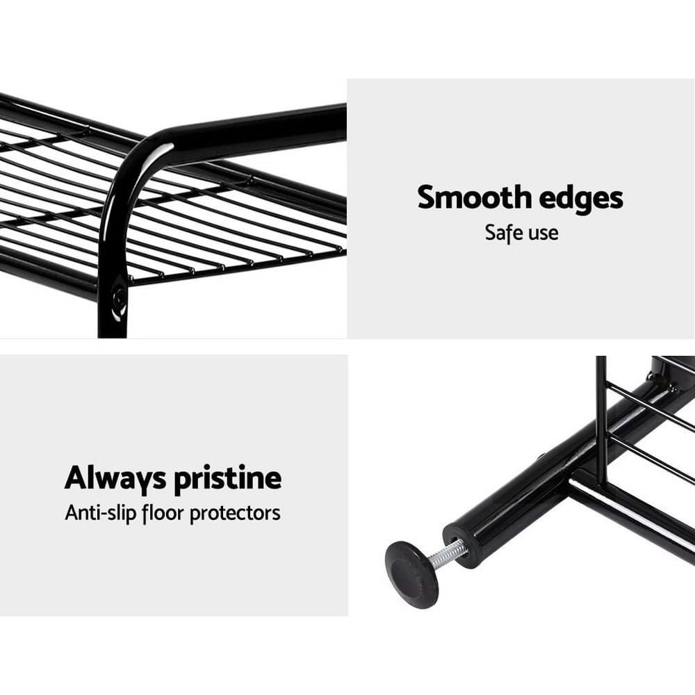 Artiss Home & Garden > Storage > Clothing & Wardrobe Storage Artiss Clothes Rack Airer Coat Stand 179cm Hanger Rail Closet