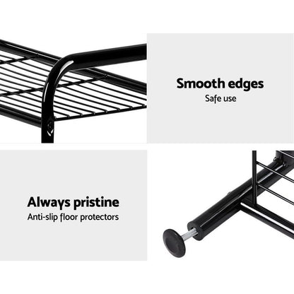 Artiss Home & Garden > Storage > Clothing & Wardrobe Storage Artiss Clothes Rack Airer Coat Stand 179cm Hanger Rail Closet