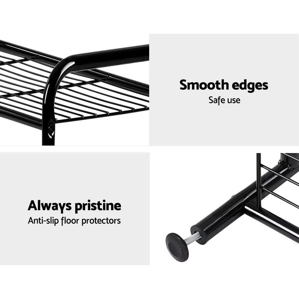 Artiss Home & Garden > Storage > Clothing & Wardrobe Storage Artiss Clothes Rack Airer Coat Stand 179cm Hanger Rail Closet