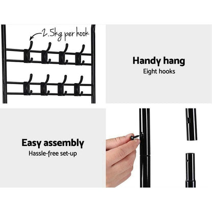 Artiss Home & Garden > Storage > Clothing & Wardrobe Storage Artiss Clothes Rack Airer Coat Stand 179cm Hanger Rail Closet
