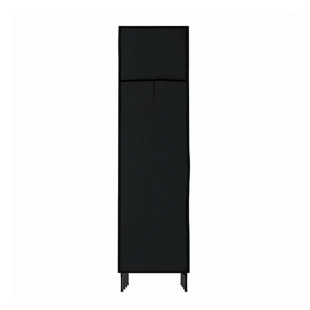 Artiss Home & Garden > Storage > Clothing & Wardrobe Storage Artiss Large Portable Clothes Closet Wardrobe with Shelf Black
