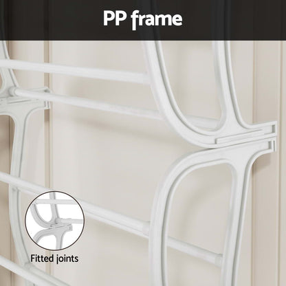 Artiss Home & Garden > Storage > Clothing & Wardrobe Storage Artiss Shoe Rack Hanging Over Door Organiser 24 Pairs Eric