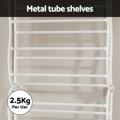 Artiss Home & Garden > Storage > Clothing & Wardrobe Storage Artiss Shoe Rack Hanging Over Door Organiser 24 Pairs Eric