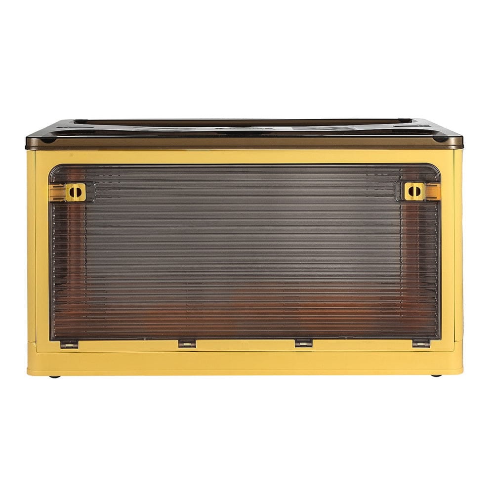 Artiss Home & Garden > Storage > Storage Boxes Artiss Storage Box Container Foldable Stackable 5 Sides Open Transparent 115L