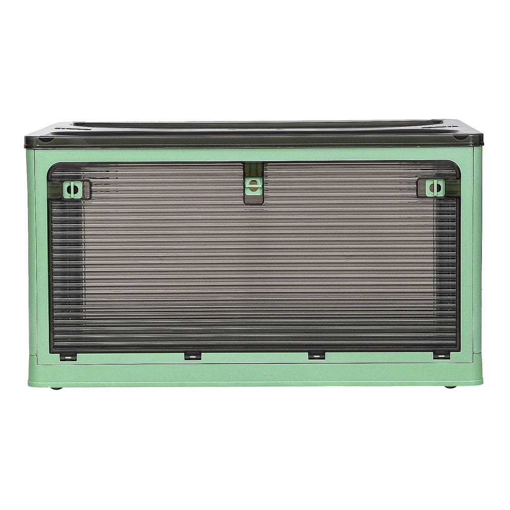 Artiss Home & Garden > Storage > Storage Boxes Artiss Storage Box Container Foldable Stackable 5 Sides Open Transparent 140L