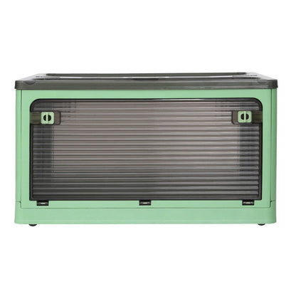 Artiss Home & Garden > Storage > Storage Boxes Artiss Storage Box Container Foldable Stackable 5 Sides Open Transparent 82L