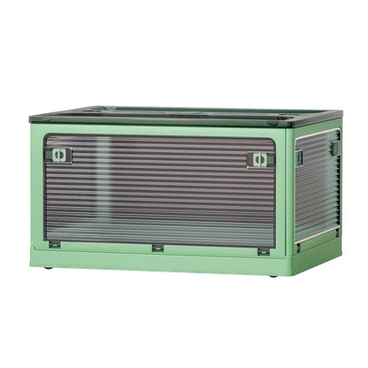 Artiss Home & Garden > Storage > Storage Boxes Artiss Storage Box Container Foldable Stackable 5 Sides Open Transparent 82L