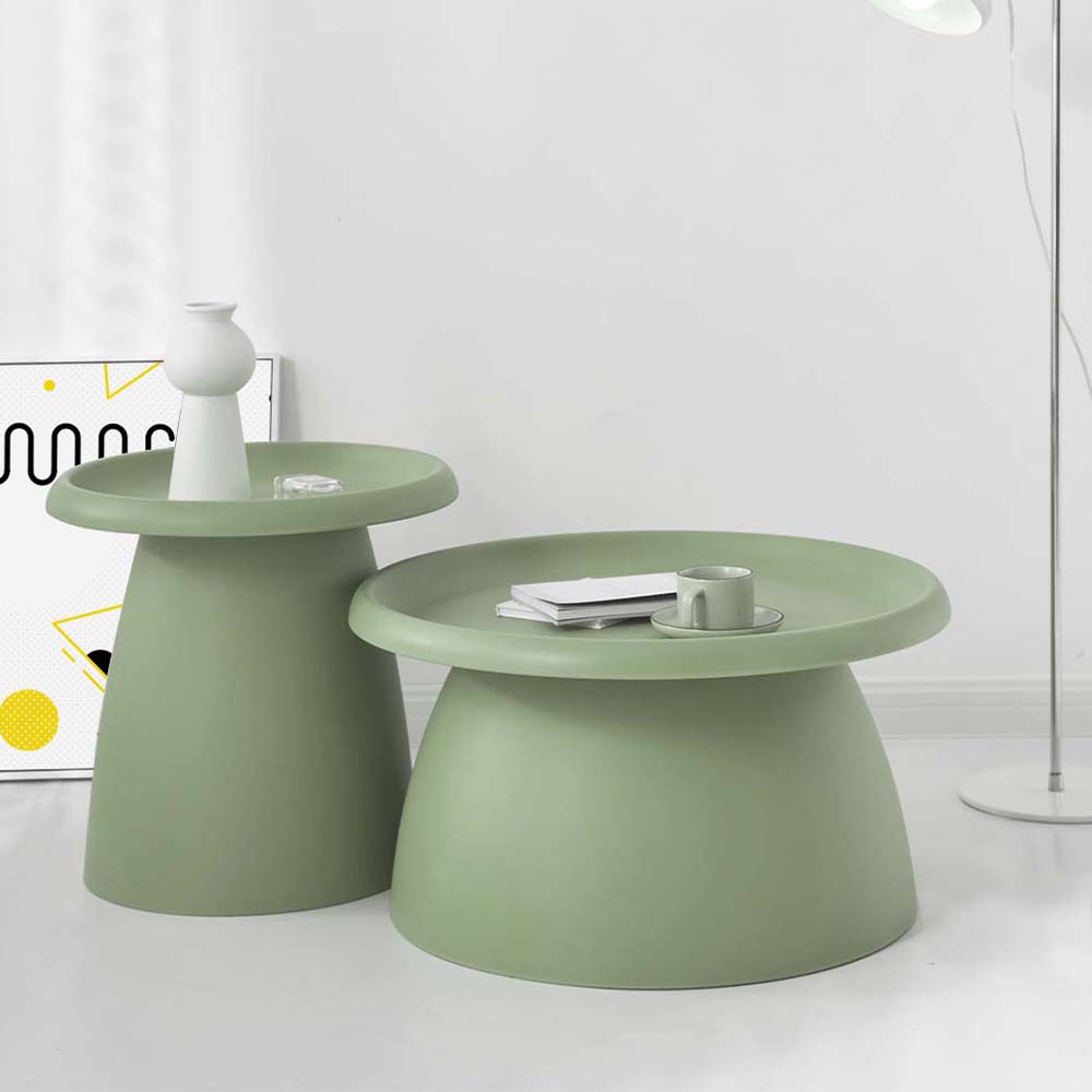 Artiss Occasions > Disposable Tableware > Disposable Cups Artiss Coffee Table Round 52CM Plastic Green