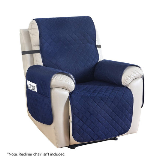 Artiss Outdoor Recreation > Boating > Boating Accessories Artiss Recliner Chair Cover 100% Water Resistant Navy