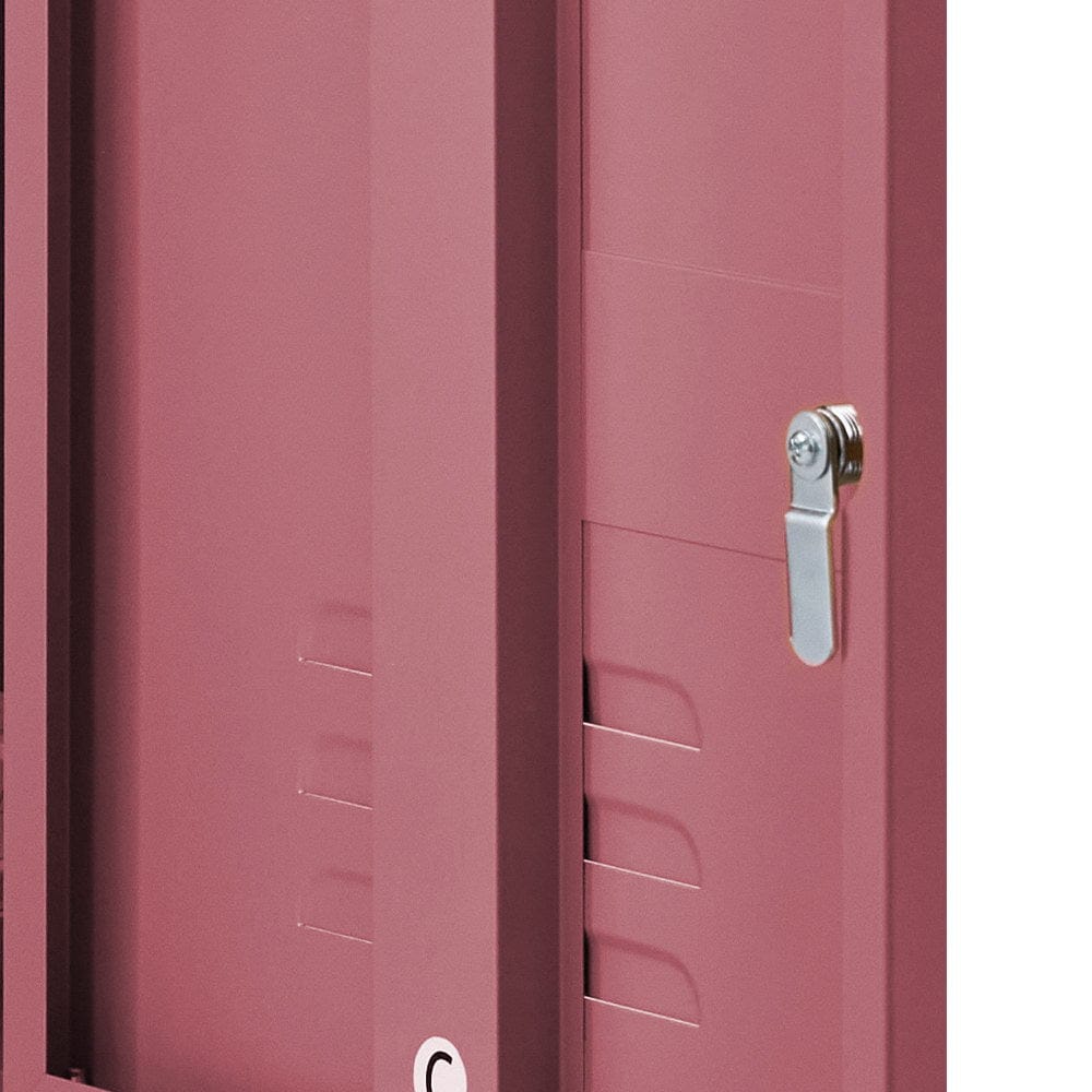 Artissin Furniture > Bedroom > Bedside Tables ArtissIn Bedside Table Metal Cabinet - MINI Pink
