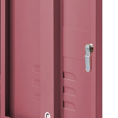 Artissin Furniture > Bedroom > Bedside Tables ArtissIn Bedside Table Metal Cabinet - MINI Pink