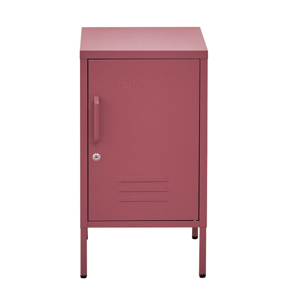 Artissin Furniture > Bedroom > Bedside Tables ArtissIn Bedside Table Metal Cabinet - MINI Pink