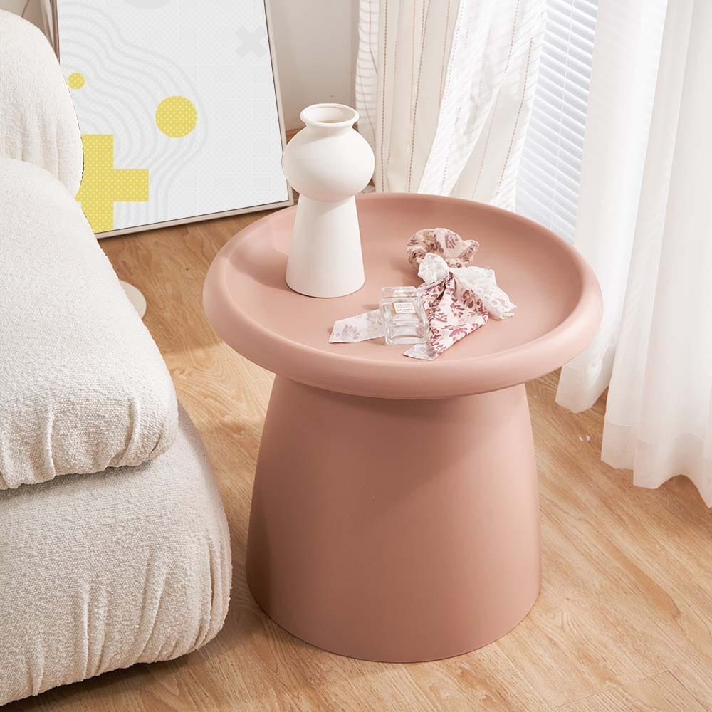 Artissin Furniture > Living Room > Coffee Tables ArtissIn Coffee Table Round 52CM Plastic Pink