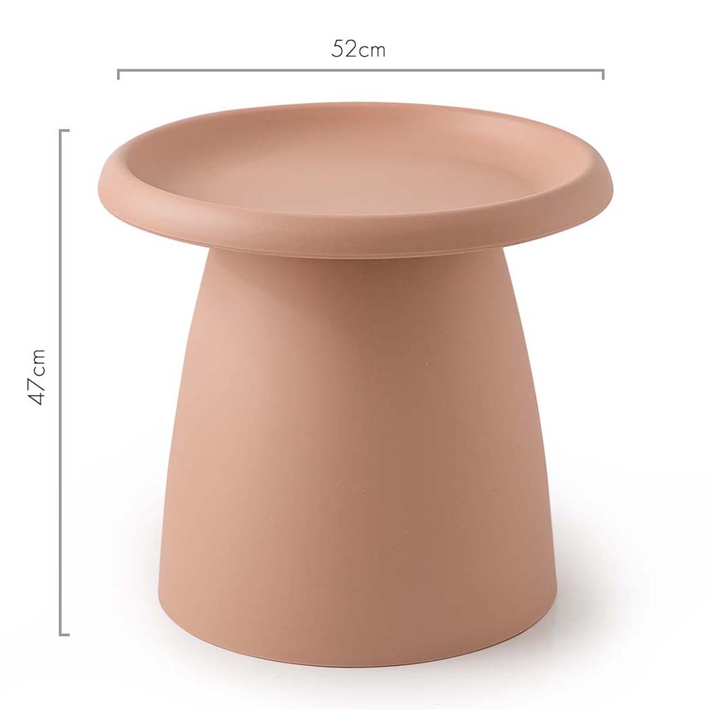 Artissin Furniture > Living Room > Coffee Tables ArtissIn Coffee Table Round 52CM Plastic Pink