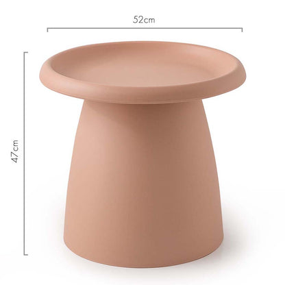 Artissin Furniture > Living Room > Coffee Tables ArtissIn Coffee Table Round 52CM Plastic Pink
