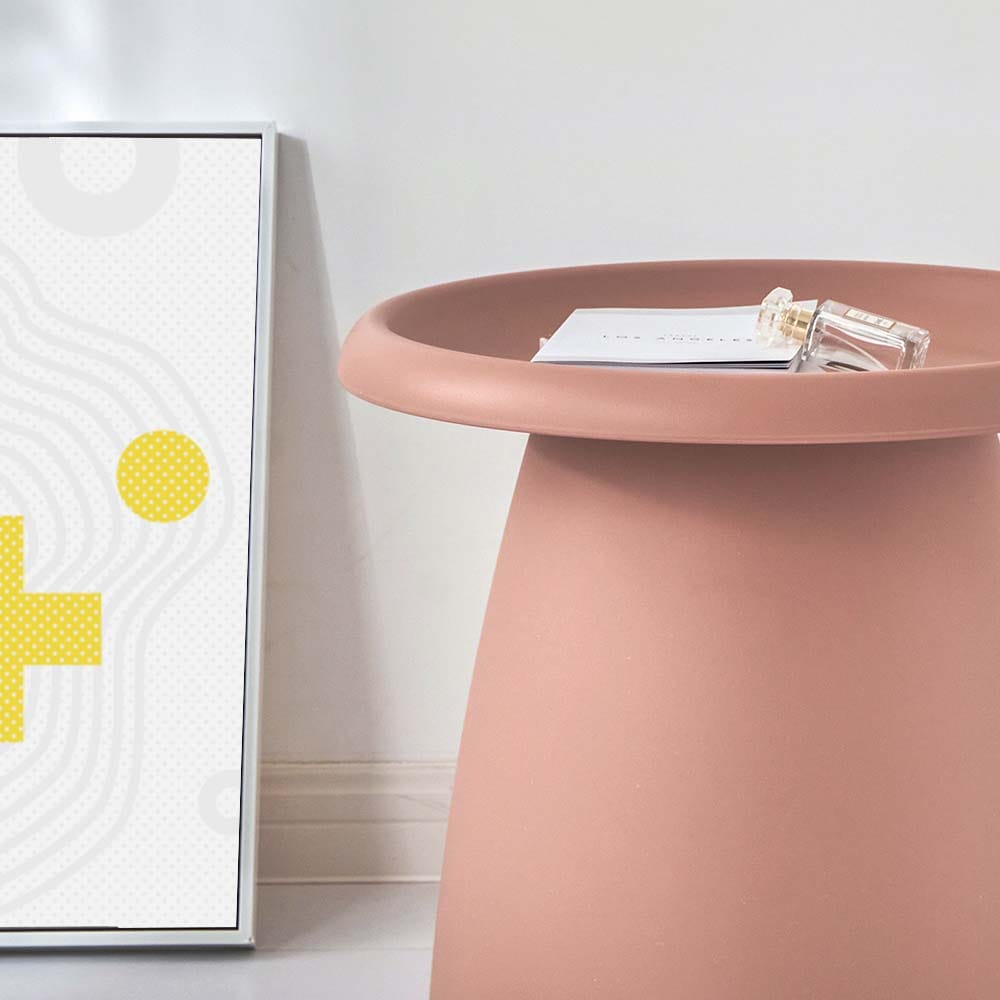Artissin Furniture > Living Room > Coffee Tables ArtissIn Coffee Table Round 52CM Plastic Pink