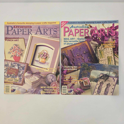 Australian Paper Arts 9x Australia Paper Arts Stamping Scrapbooking Paper Crafts Card Making Magazine
