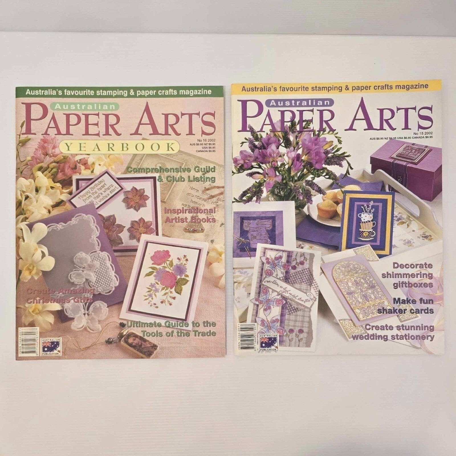 Australian Paper Arts 9x Australia Paper Arts Stamping Scrapbooking Paper Crafts Card Making Magazine