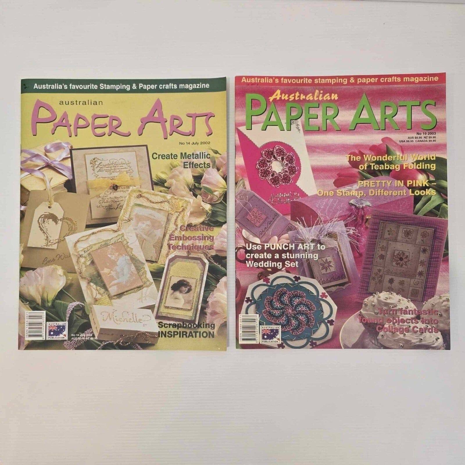 Australian Paper Arts 9x Australia Paper Arts Stamping Scrapbooking Paper Crafts Card Making Magazine