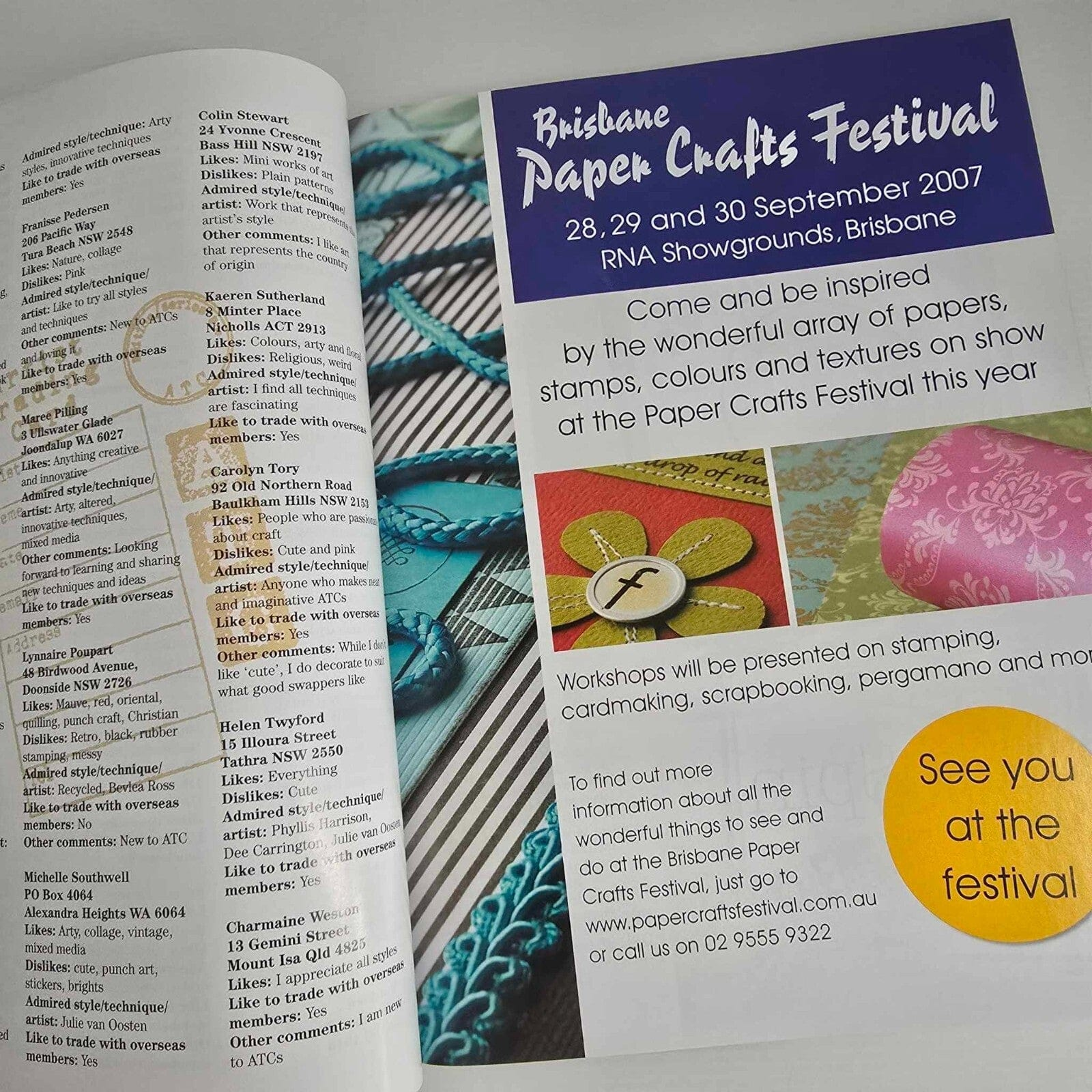 Australian Paper Crafts 8x Australian Paper Crafts Magazine Stamping Ideas Scrapbooking Card Making