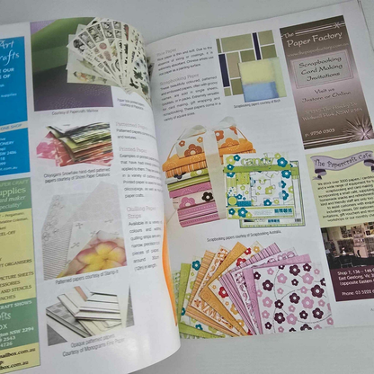 Australian Paper Crafts 8x Australian Paper Crafts Magazine Stamping Ideas Scrapbooking Card Making
