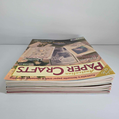 Australian Paper Crafts 8x Australian Paper Crafts Magazine Stamping Ideas Scrapbooking Card Making