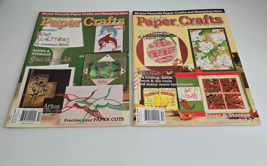 Australian Paper Crafts 8x Australian Paper Crafts Magazine Stamping Ideas Scrapbooking Card Making