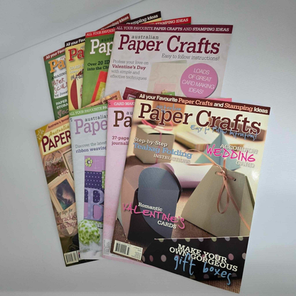 Australian Paper Crafts 8x Australian Paper Crafts Magazine Stamping Ideas Scrapbooking Card Making
