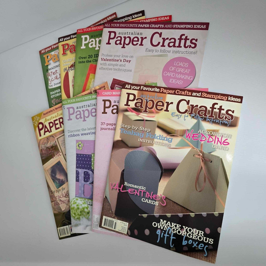 Australian Paper Crafts 8x Australian Paper Crafts Magazine Stamping Ideas Scrapbooking Card Making