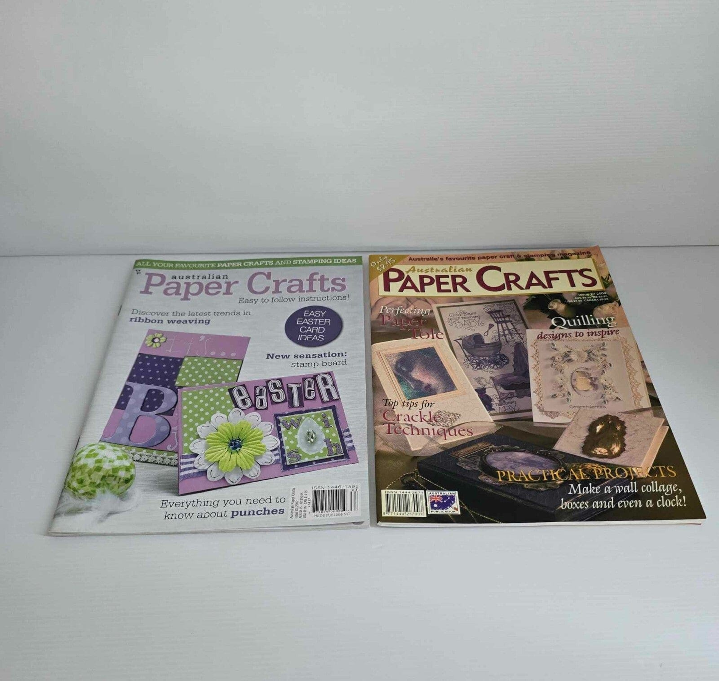 Australian Paper Crafts 8x Australian Paper Crafts Magazine Stamping Ideas Scrapbooking Card Making