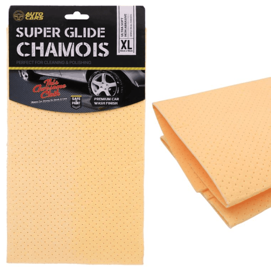 Auto Cars 1pc Extra Large Glide Chamois 60x40cm Car Glass Wash Dry Cloth Polish Buff Soft
