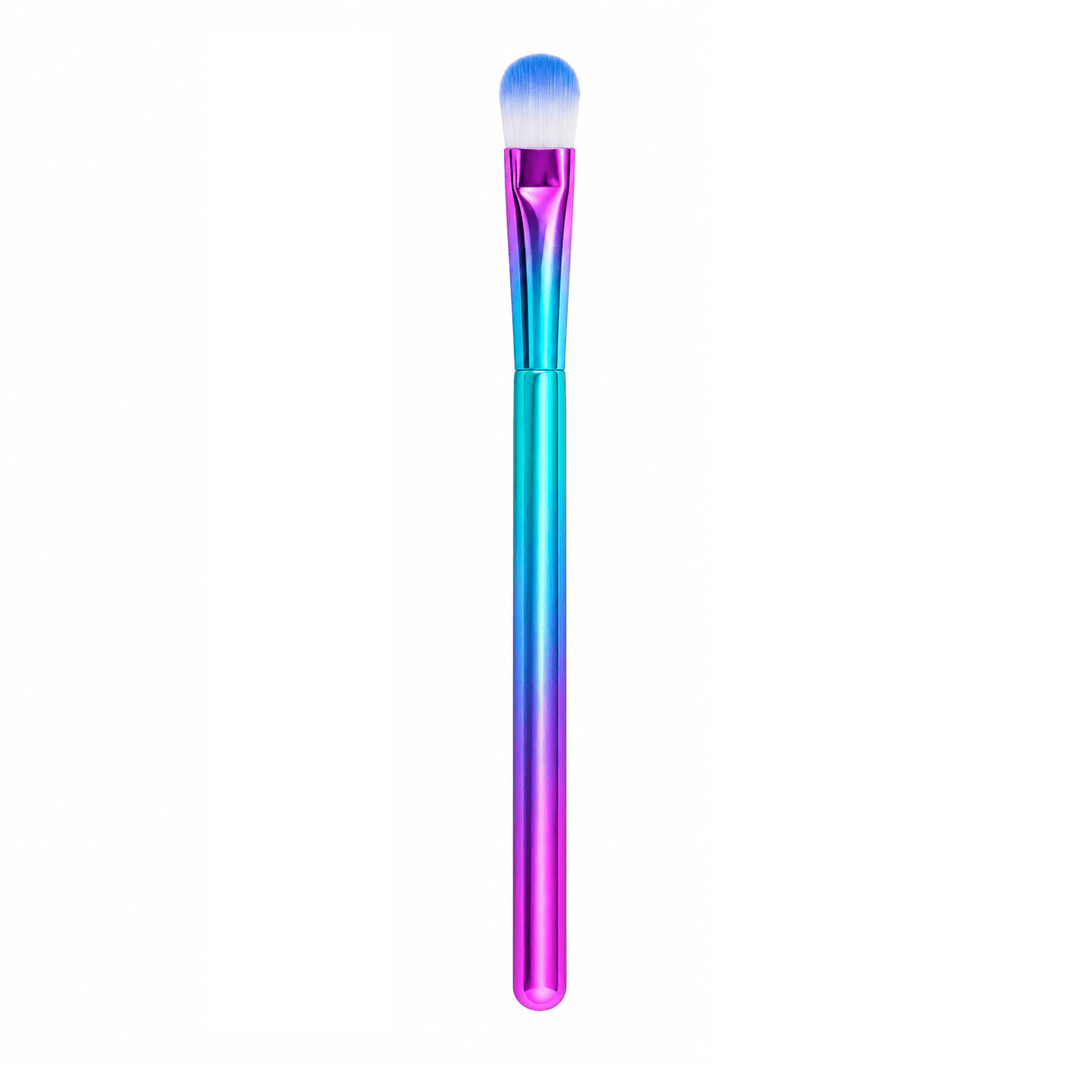 Beauty works Makeup Brush Iridescent Rainbow Makeup Brush Eyeshadow Blending Soft Bristles Cosmetic Tool