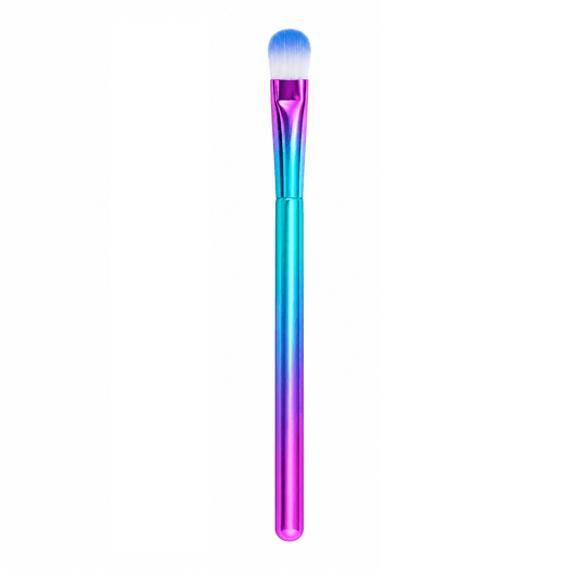 Beauty works Makeup Brush Iridescent Rainbow Makeup Brush Eyeshadow Blending Soft Bristles Cosmetic Tool