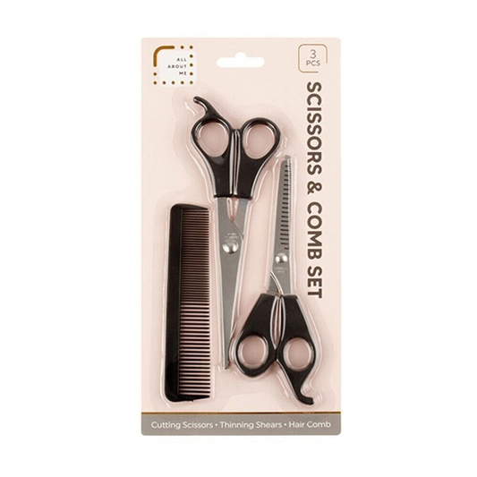 Beauty worx Scissor set Hair Scissors Cut Thinning Stainless Steel Barber Salon Hairdressing Comb Shear