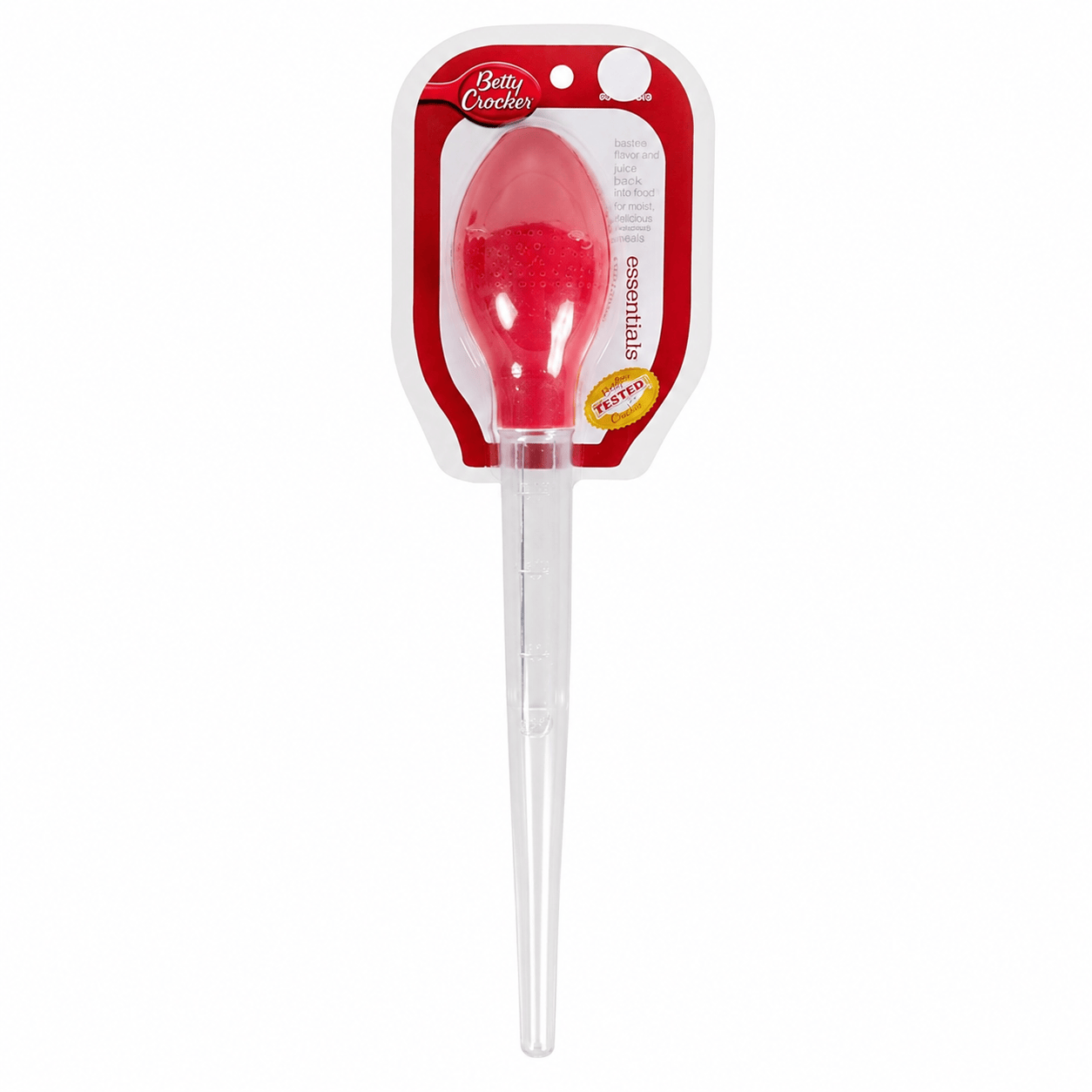 Betty Crocker Baster Betty Crocker Food Grade Plastic Turkey Baster With Silicone Bulb BBQ Easy Clean