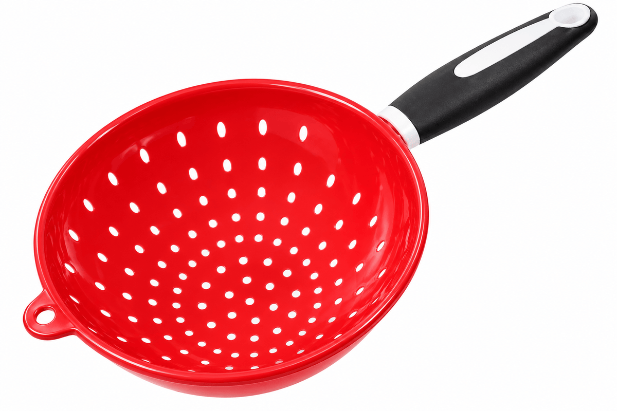 Betty Crocker Colander Colander Plastic with Handle Kitchen Cooking Utensil Strainer Drain Rinse Pasta