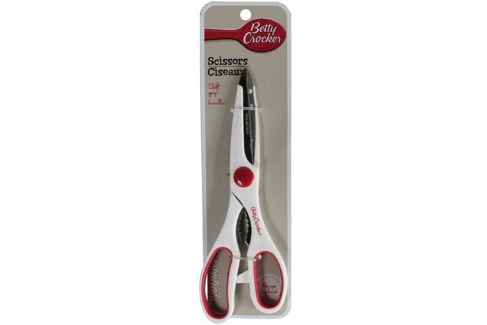Betty Crocker Scissor House Hold General Scissors Soft Grip 21cm Stainless Steel Craft Paper Kitchen
