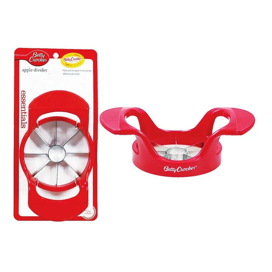 Betty Crocker Slicer Stainless Steel Apple Divider Corer Slicer Cutter Wedge Pear Core Fruit Pie Tool