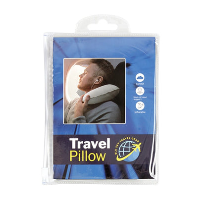 Blu Sky Travel Gear Travel Accessories Inflatable U Shaped Car Flight Travel Nap Head Rest Air Cushion Neck Pillow New