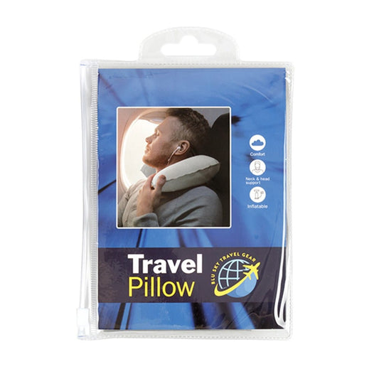 Blu Sky Travel Gear Travel Accessories Inflatable U Shaped Car Flight Travel Nap Head Rest Air Cushion Neck Pillow New